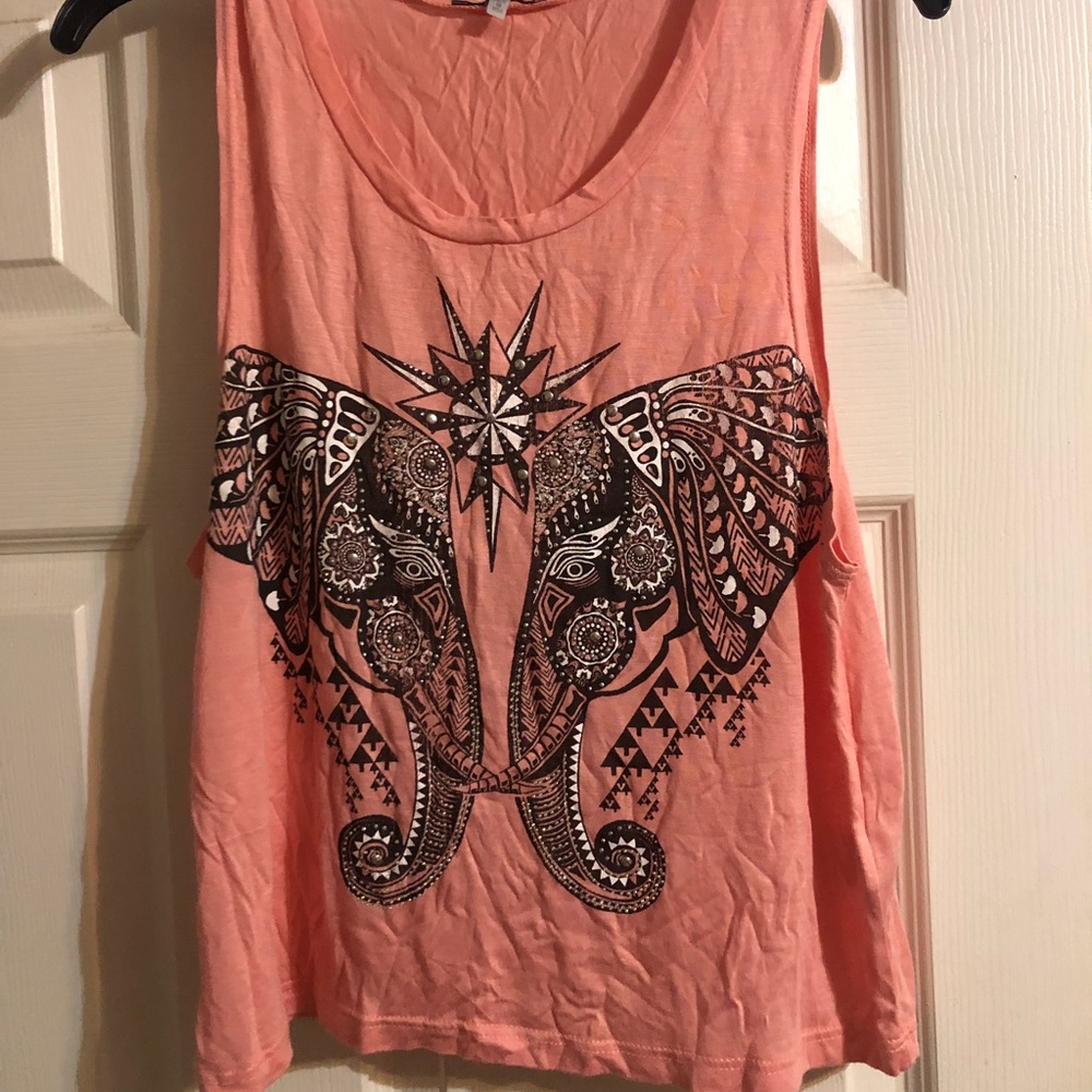 Pink crop top